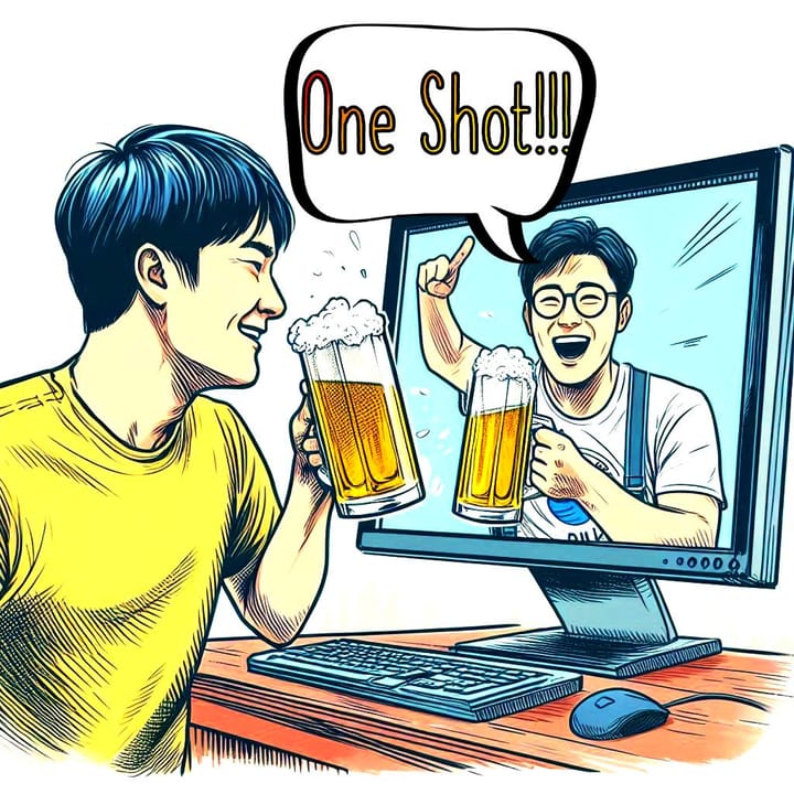 Koreans drink everywhere